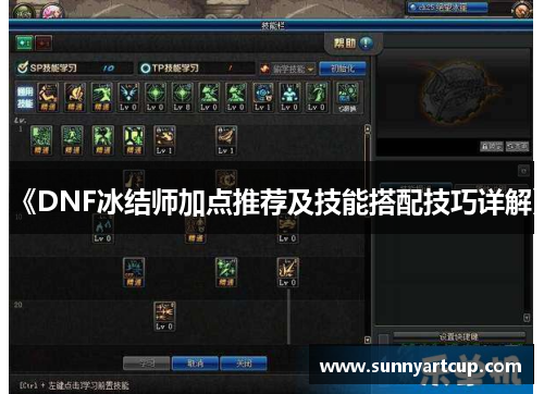 《DNF冰结师加点推荐及技能搭配技巧详解》